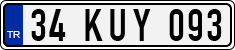 License plate of Turkey, Regular plates