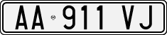 License plate of Italy, Cars (1994 year series)