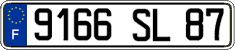French license plate, FNI