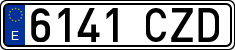 License plates of Spain, Ordinary (2000)