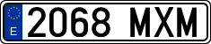 License plates of Spain, Ordinary (2000)