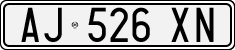 License plate of Italy, Cars (1994 year series)