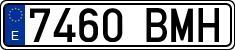 License plates of Spain, Ordinary (2000)