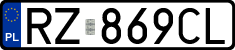 License plates of Poland, Regular car plates
