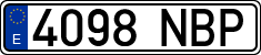 License plates of Spain, Ordinary (2000)