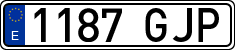 License plates of Spain, Ordinary (2000)