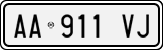 License plate of Italy, Cars (1994 year series)