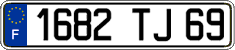 French license plate, FNI