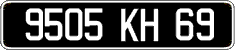 French license plate, FNI
