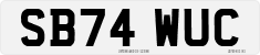 License plate of the United Kingdom, 2001 year system