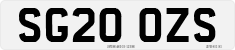License plate of the United Kingdom, 2001 year system