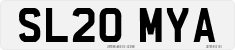 License plate of the United Kingdom, 2001 year system