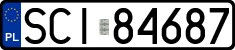 License plates of Poland, Regular car plates