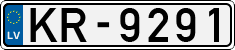 License plate of Latvia, Regular car plates