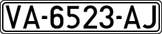 License plates of Spain, 1971 year series