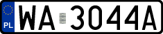 License plates of Poland, Regular car plates