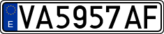 License plates of Spain, 1971 year series