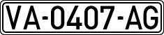 License plates of Spain, 1971 year series