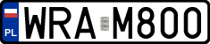 License plates of Poland, Regular car plates