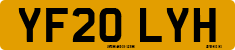 License plate of the United Kingdom, 2001 year system