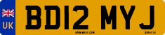 License plate of the United Kingdom, 2001 year system