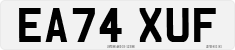 License plate of the United Kingdom, 2001 year system