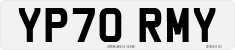 License plate of the United Kingdom, 2001 year system
