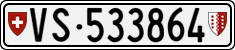 License plate of Switzerland, Cars