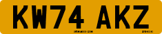 License plate of the United Kingdom, 2001 year system