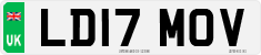 License plate of the United Kingdom, 2001 year system