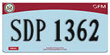 Federal license plates, Diplomatic