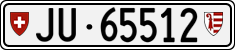 License plate of Switzerland, Cars