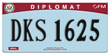 Federal license plates, Diplomatic