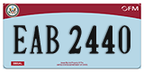 Federal license plates, Diplomatic