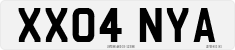 License plate of the United Kingdom, 2001 year system