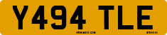 License plate of the United Kingdom, 1983 year system