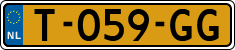 License plate of the Netherlands, Cars