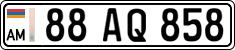 License plate of Armenia, Private owners