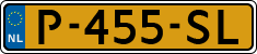 License plate of the Netherlands, Cars