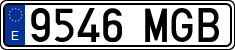 License plates of Spain, Ordinary (2000)