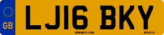 License plate of the United Kingdom, 2001 year system