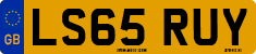License plate of the United Kingdom, 2001 year system