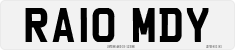 License plate of the United Kingdom, 2001 year system