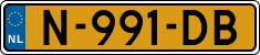 License plate of the Netherlands, Cars