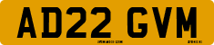 License plate of the United Kingdom, 2001 year system