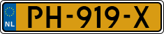 License plate of the Netherlands, Cars