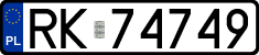 License plates of Poland, Regular car plates