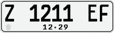 License plate of Indonesia, Regular plates
