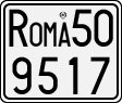 License plate of Italy, Motorcycles (1927 year series)