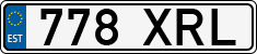 License plate of Estonia, Regular car plates